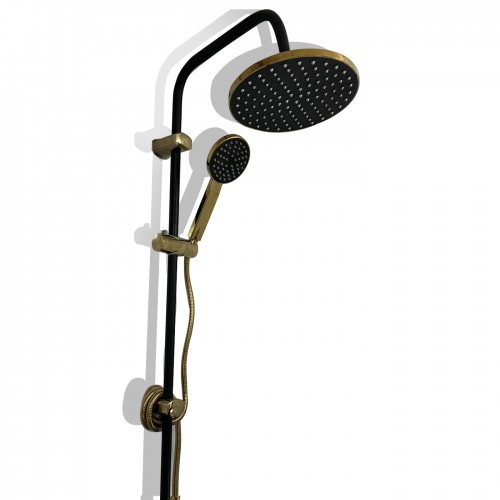 دوش یونیورست طلایی مشکی طرح گرد دوش یونیورست طلایی مشکی طرح گرد