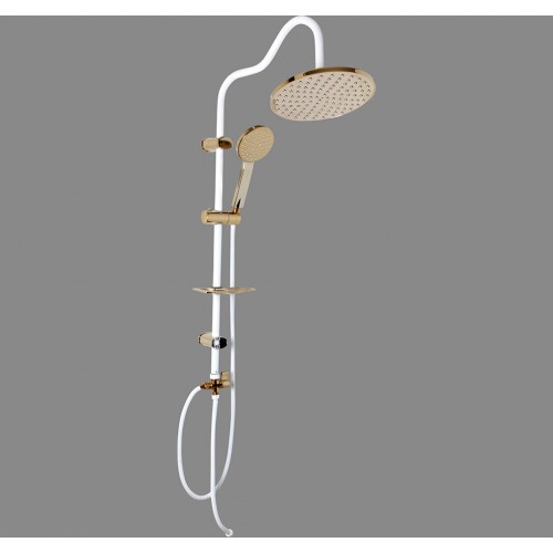 یونیورست گرد طلایی سفید با لوله کوهانی یونیورست گرد طلایی سفید با لوله کوهانی