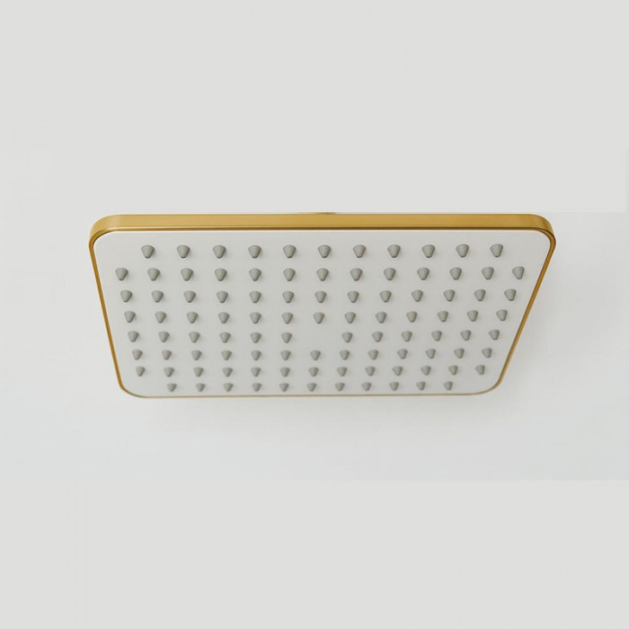 سردوش گوشی طلایی سفید مستطیلی